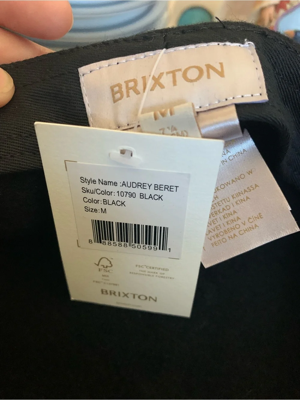 Brixton wool black